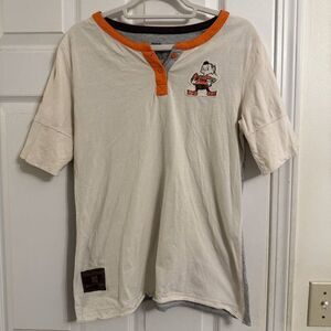 Reebok Womens Vintage NFL Browns Brownie Retro TShirt
